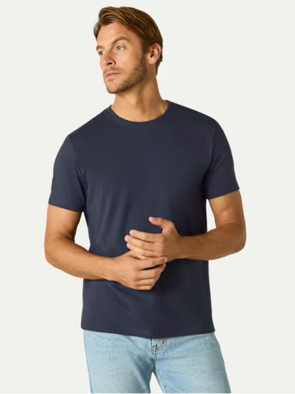 Bombas Men's Crew Neck Tee - Dark Navy